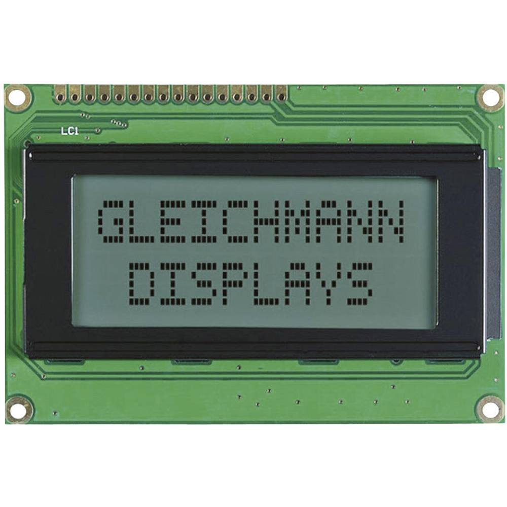 Gleichmann LC-display Wit Zwart (b x h x d) 87 x 60 x 13.6 mm GE-C1604A-TFH-JT/R