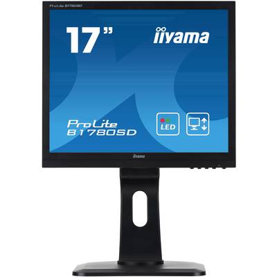 Iiyama Prolite B1780SD-B1 LED-monitor  Energielabel E (A - G) 43.2 cm (17 inch) 1280 x 1024 Pixel 5:4 5 ms DVI, VGA TN L