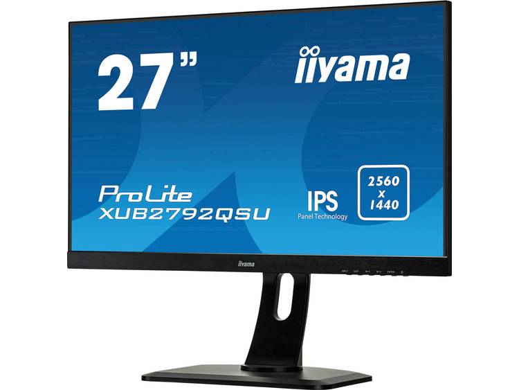 iiyama ProLite XUB2792QSU-B1 27 Quad HD IPS Mat Zwart LED display