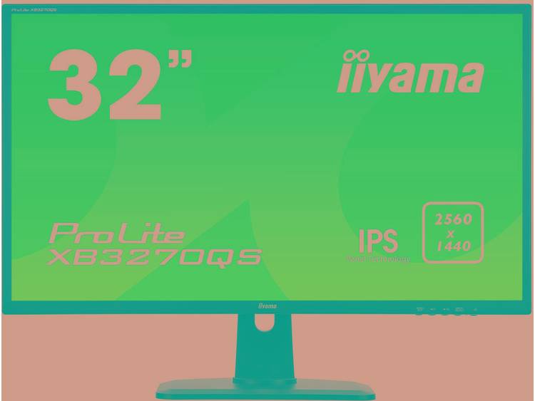Iiyama ProLite XB3270QS-B1 31.5  Wide Quad HD IPS Zwart computer monitor