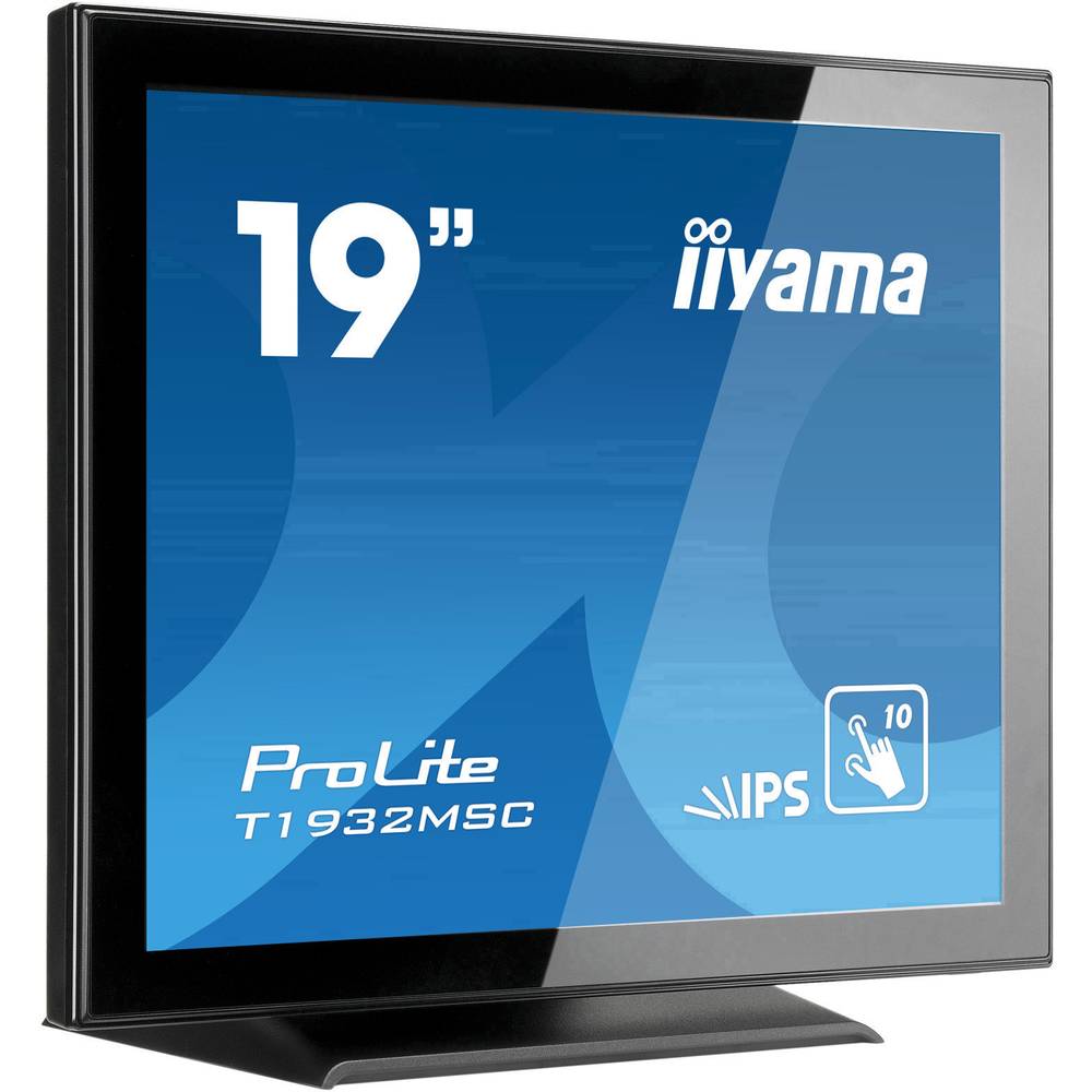 Image of Iiyama ProLite T1932MSC Monitor touch screen 48.3 cm (19 pollici) ERP E (A - G) 1280 x 1024 Pixel SXGA 14 ms DisplayPort, HDMI ™, VGA, Audio-Line-out IPS LED