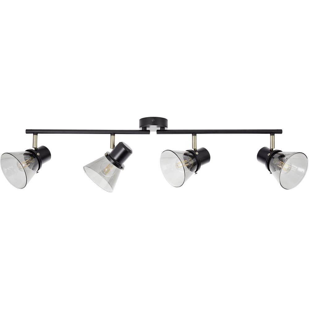 Brilliant RONALD - Plafondlamp - Messing;Zwart