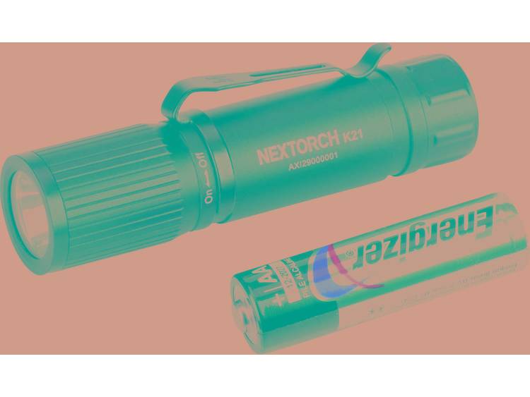 Nextorch K21 LED Mini-zaklamp Met riemclip, Verstelbaar werkt op batterijen 160 lm 14 h 35 g