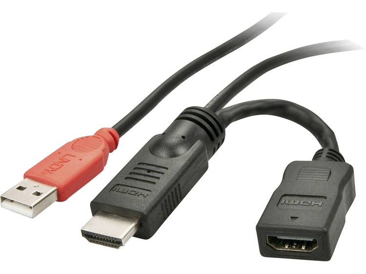 Lindy HDMI M-F Stromeinspeisungsada USB A St 5 Volt in HDMI Verb. (41080)