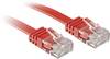 LINDY 47515 RJ45 Netwerkkabel, patchkabel CAT 6 U/UTP 10.00 m Rood Snagless 1 stuk(s)