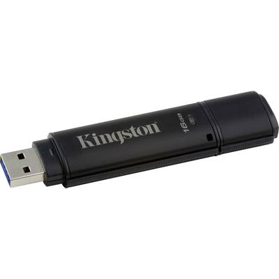 Kingston DataTraveler 4000 G2 Management USB-stick  16 GB Zwart DT4000G2DM/16GB USB 3.2 Gen 1 (USB 3.0)