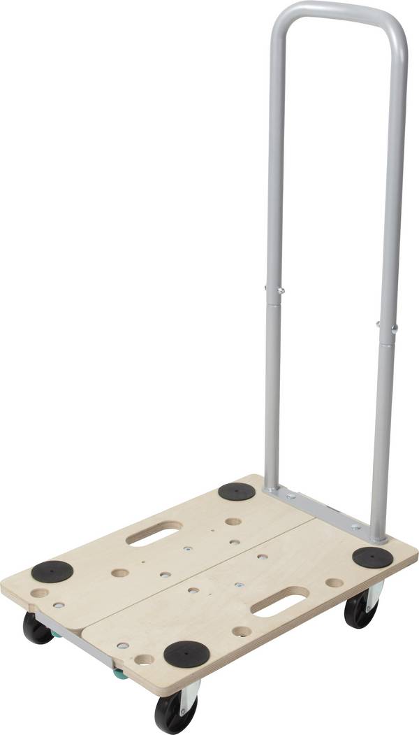 Wolfcraft 5548000  Meubel-transportroller Hout  Laadvermogen (max.): 300 kg 565 mm x 390 mm x 960 mm  Aantal rollers 6