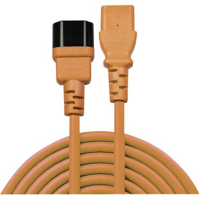 Twee oranje elektriciteitskabels met verschillende aansluitingen naast elkaar; één heeft een rechthoekige stekker, de andere een platte.