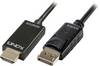 LINDY 41704 DisplayPort-kabel DisplayPort / HDMI Adapterkabel DisplayPort-stekker, HDMI-A-stekker 5.00 m Zwart