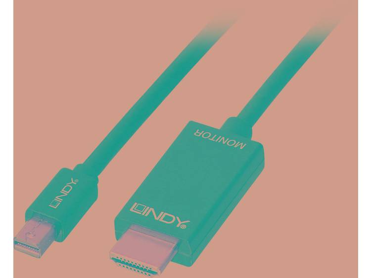 Lindy 36926 HDMI MiniDisplayport Zwart kabeladapter-verloopstukje