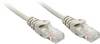 LINDY 48360 RJ45 Netwerkkabel, patchkabel CAT 5e U/UTP 0.30 m Grijs 1 stuk(s)