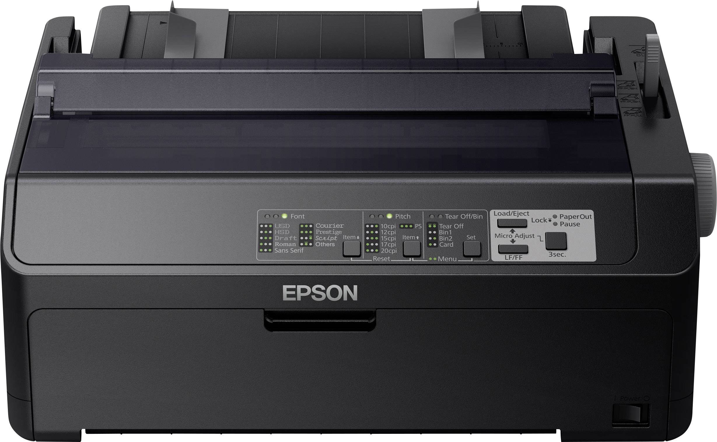 Epson LQ-590II Matrixprinter 550 tekens/s 24-naalds printkop, Smalle invoer, Printbereik 80 karakters USB, Parallel-0