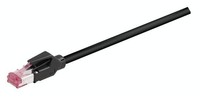 Bachmann 918.034 RJ45 Netwerkkabel, patchkabel CAT 6A S/FTP 5.00 m Zwart Vlambestendig, Snagless 1 stuk(s)-1