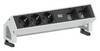 BACHMANN DESK2 3x Geaard stopcontact 2x ABD GST18 , wit