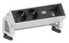 BACHMANN DESK2 2x geaard contact 1x ABD GST18, wit