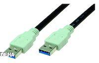 BACHMANN USB 3.2 Kabel A/A 1:1, zwart, 2 m-1