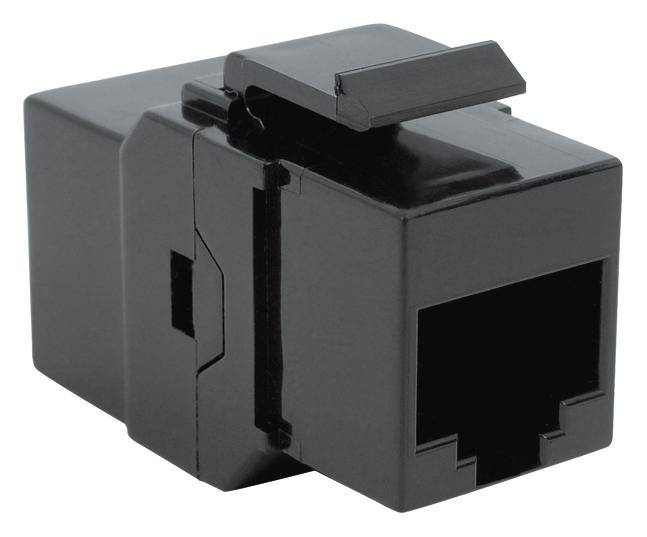 Bachmann RJ45 Netwerk Adapter CAT 6 [1x RJ45-bus - 1x RJ45-bus] 0 mm Zwart-1