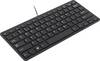 R-GO Tools Compact Toetsenbord USB QWERTY, Engels Zwart Ergonomisch