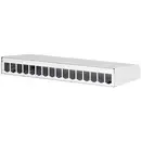 Metz Connect 130861-1602-E 16 poorten Netwerkpatchpaneel 483 mm (19") Zonder connectoren Wit Niet ingericht