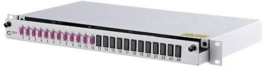 Metz Connect 1502677512-E 12 poorten Glasvezel-patchpaneel 483 mm (19") LC 1 HE Ingericht