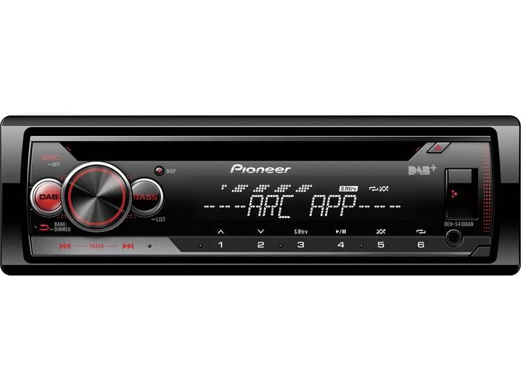 Pioneer DEH-S410DAB CD-MP3-Autoradio met DAB-USB-iPod-AUX-IN
