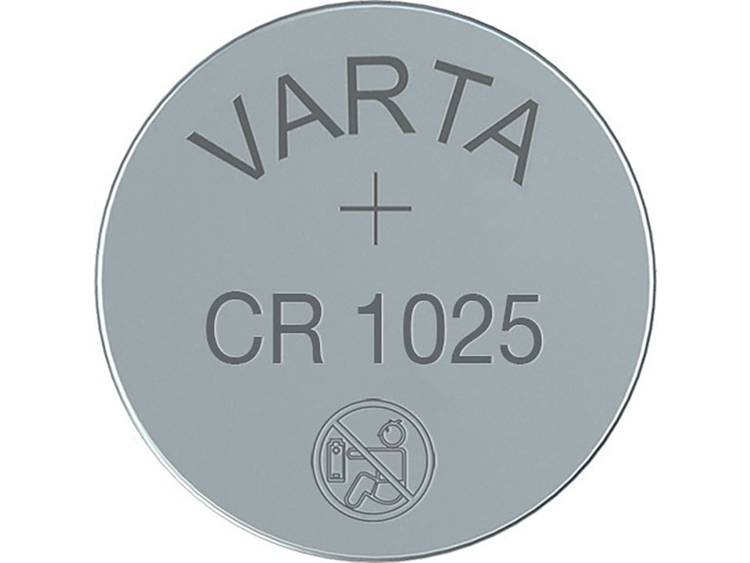 CR1025 Knoopcel Lithium 3 V 25 mAh Varta 1 stuks