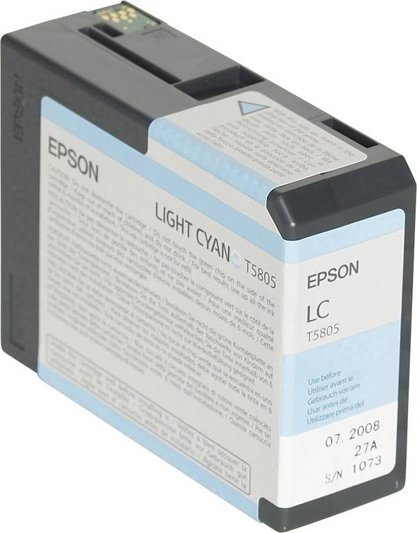 Epson Inktcartridge T5805 Origineel Enkel Foto cyaan C 13 T 580500