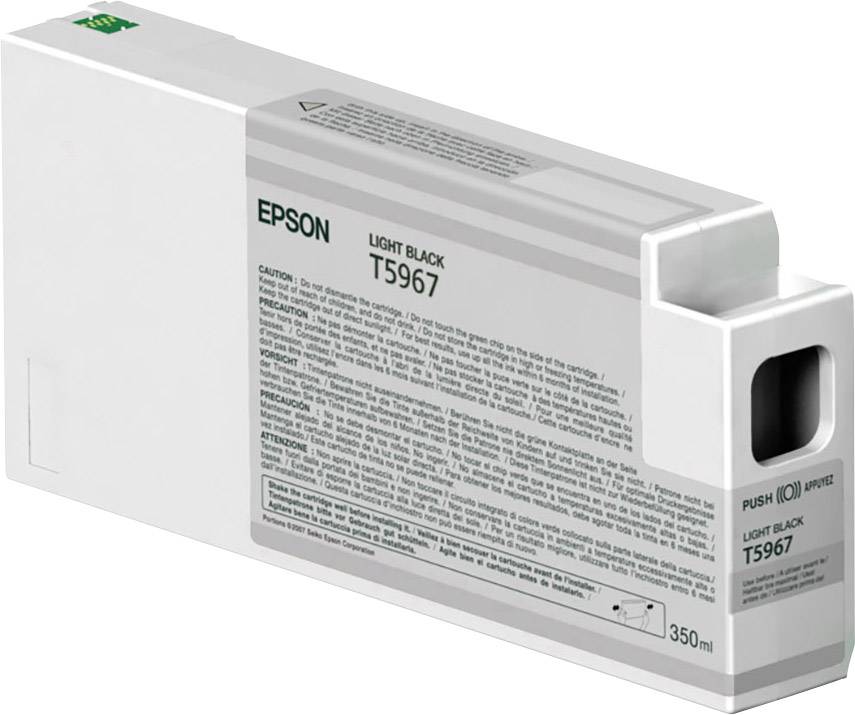 Inktpatroon, merk Epson, modelnummer T5967, kleur Lichtgrijs, capaciteit 350 ml.