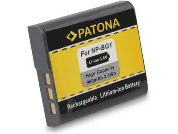 Patona Camera-accu Vervangt originele accu NP-BG1 3.6 V 960 mAh