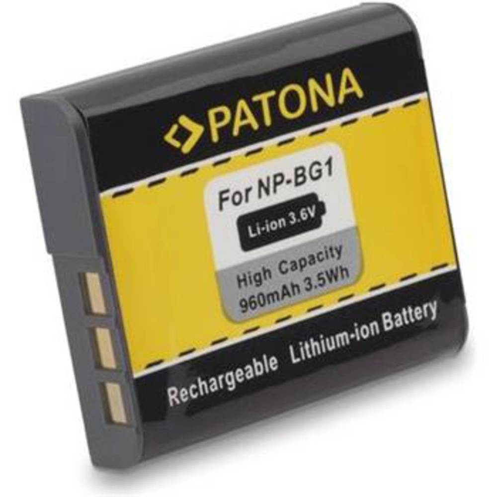 Patona FONP-BG1 Camera-accu Vervangt originele accu NP-BG1 3.6 V 960 mAh