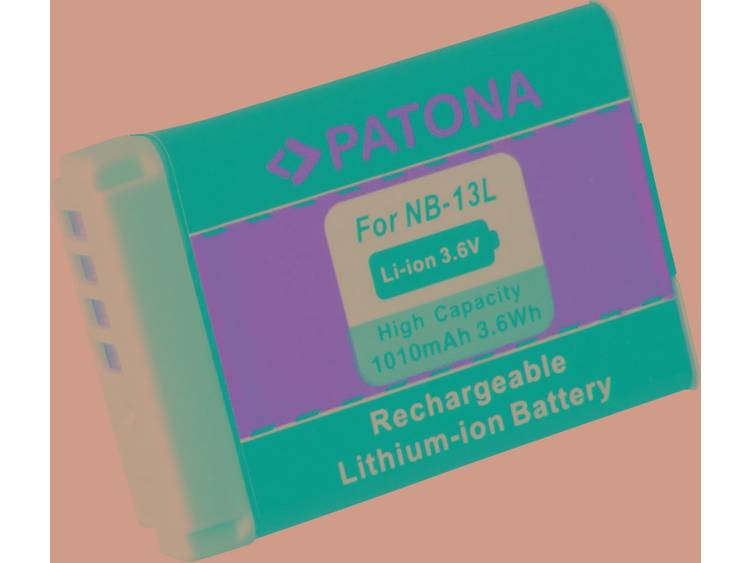 Patona Camera-accu Vervangt originele accu NB-13L 3.6 V 1010 mAh