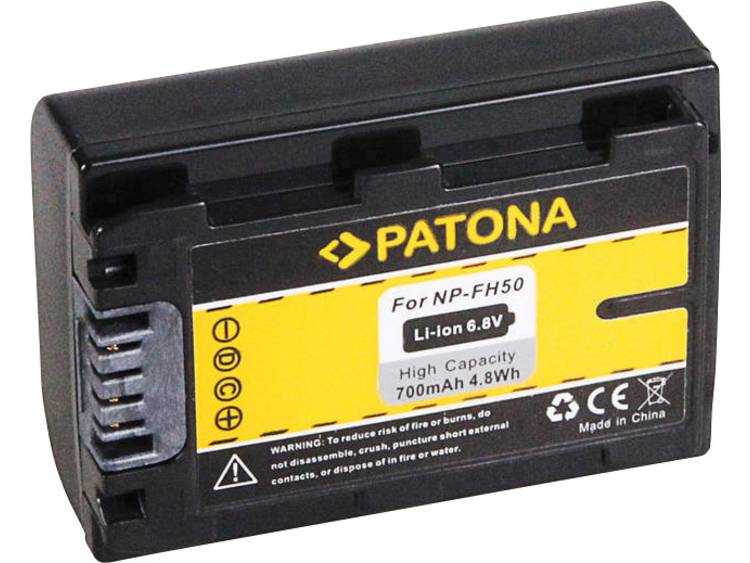 Patona Camera-accu Vervangt originele accu NP-FH50 6.8 V 700 mAh