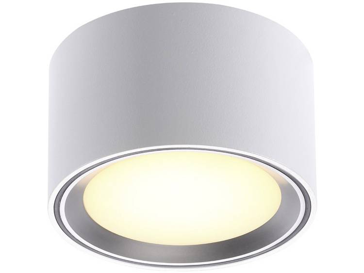 LED-opbouwlamp werkt op het lichtnet 8.5 W Warm-wit Wit, RVS (geborsteld) Nordlux 47540132