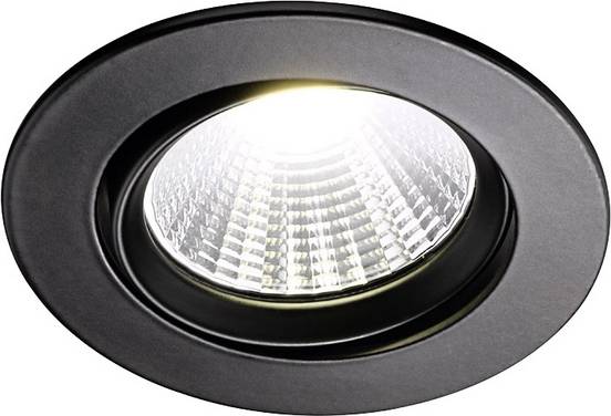 Nordlux 47570103 Freemont LED-inbouwlamp   LED LED vast ingebouwd 5.5 W Zwart