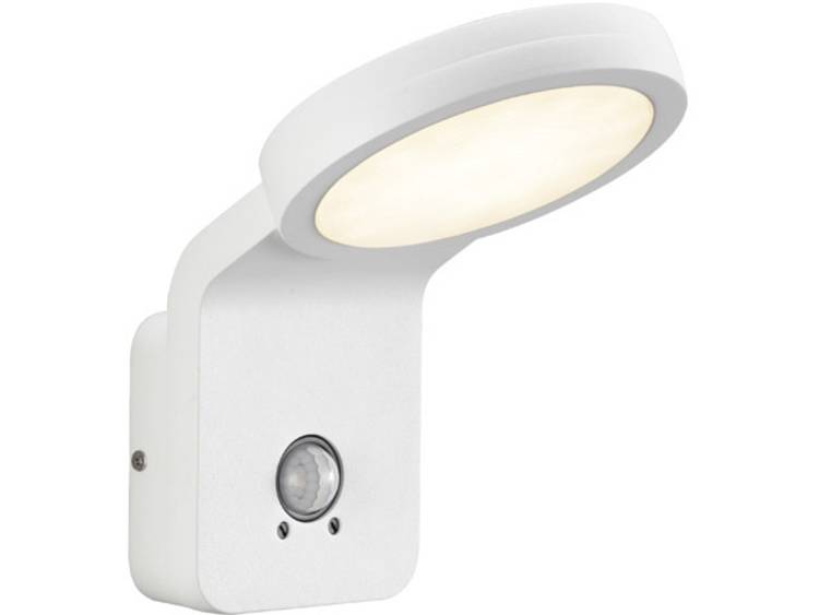 Nordlux Marina 46831001 Buiten LED-wandlamp met bewegingsmelder 10 W Warm-wit Wit