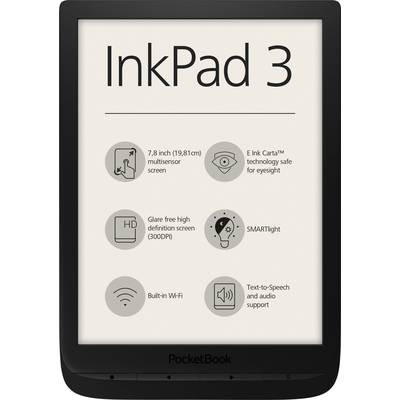 PocketBook INKPAD 3 eBook-reader 19.8 cm (7.8 inch) Zwart