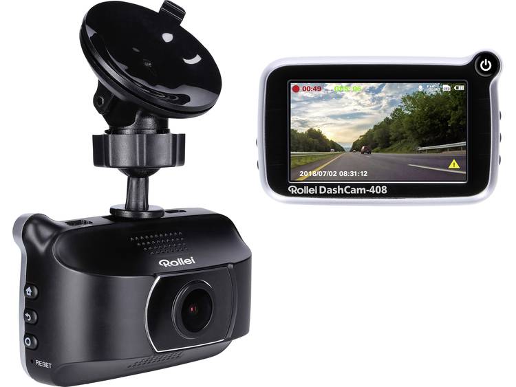Rollei CarDVR-408 Dashcam met GPS Display, Microfoon