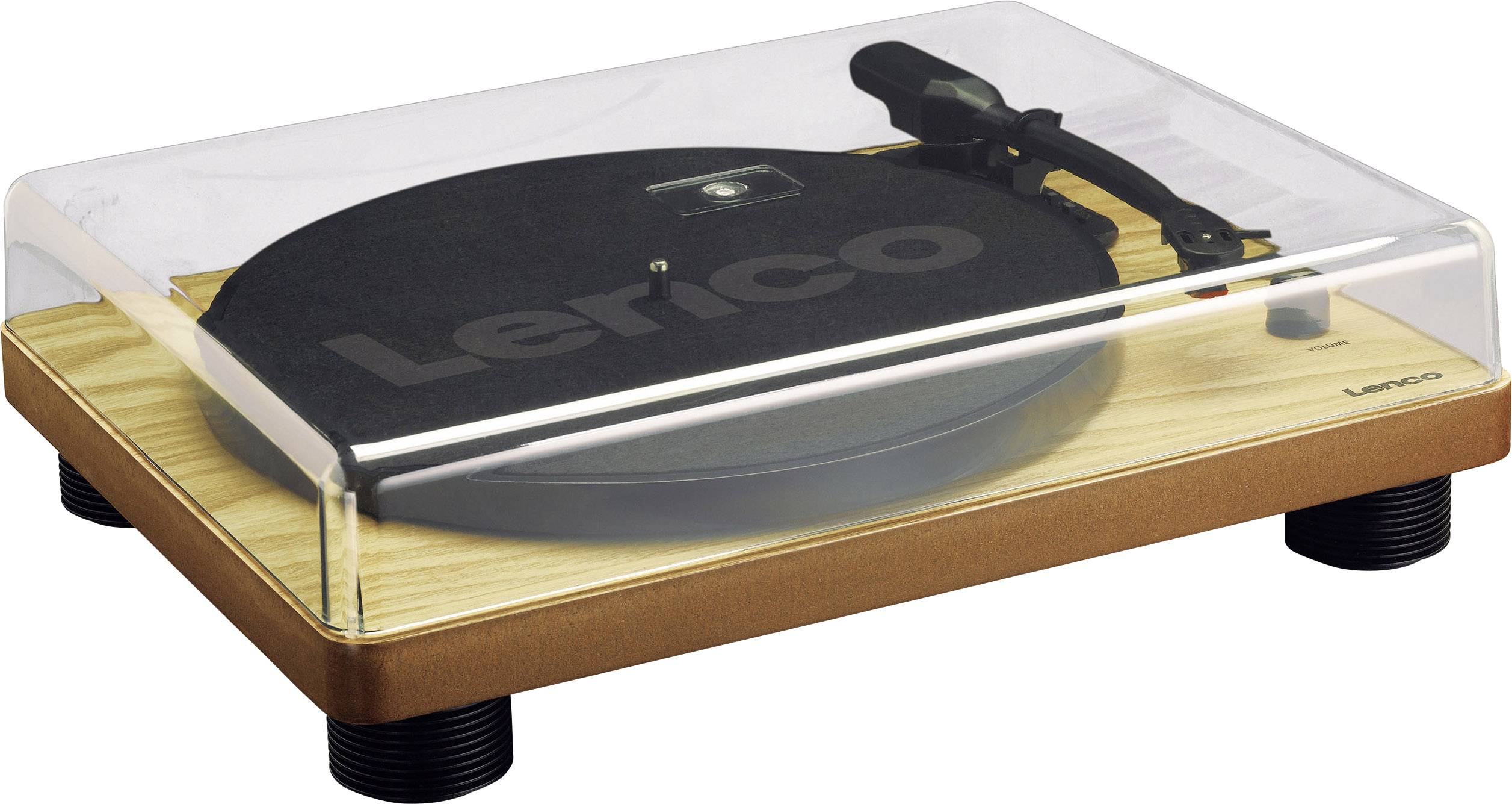 LENCO LS-50WD - Platenspeler mét ingebouwde speakers USB Encoding - Hout-2