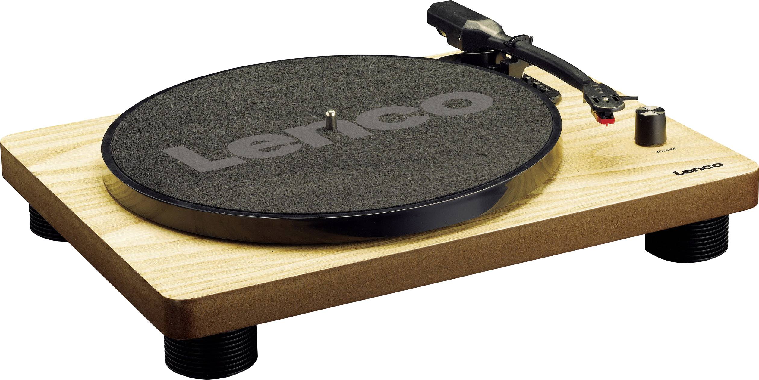 LENCO LS-50WD - Platenspeler mét ingebouwde speakers USB Encoding - Hout-5