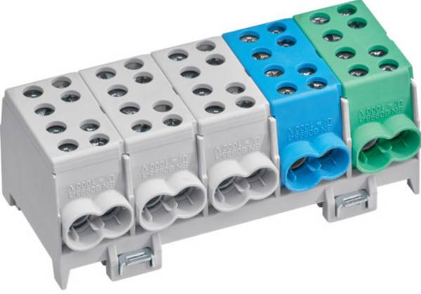 Hager KH45A HAGER KH45A 5P meer kleuren aansluitblok Klem Meerdere kleuren 5-polig 100 A 1 stuk(s)