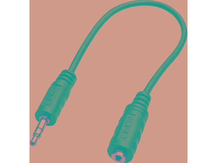 Lindy 35699 20m 3.5mm 2.5mm Zwart audio kabel
