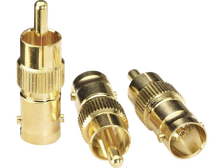 Lindy BNC Female -> Phono Male Adapter (3 Pack) (35536)