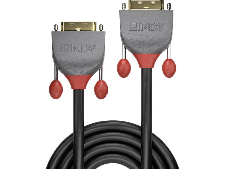 Lindy 36224 5m DVI-D DVI-D Zwart DVI kabel