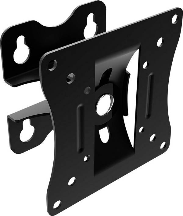 Lindy LCD-muurbeugel, verstelbaar, geschikt voor een gewicht tot 15 kg, zwart