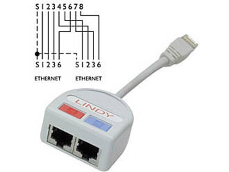 Lindy STP Port Doubler, 2 x 10Base-T -> 1 Port (34012)