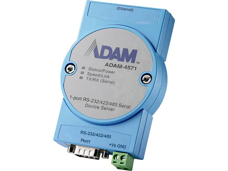 Advantech ADAM-4571 1 x RS232-422-485 Virtual Comport op Ethernet Gateway 10 30 V