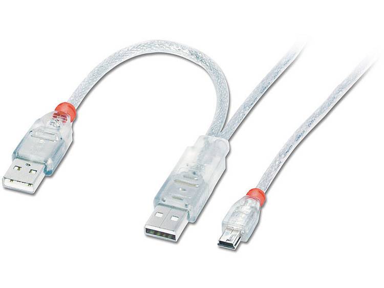 Lindy USB 2.0 2 x A (20cm)-Mini-B 1.0m (31784)