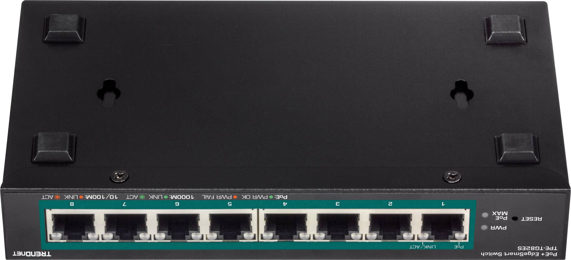 TrendNet TPE-TG82ES Netwerk switch 2000 MBit/s PoE-functie