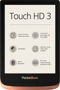 Conrad PocketBook Touch HD 3 eBook-reader 15.2 cm (6 inch) Koper, Zwart aanbieding