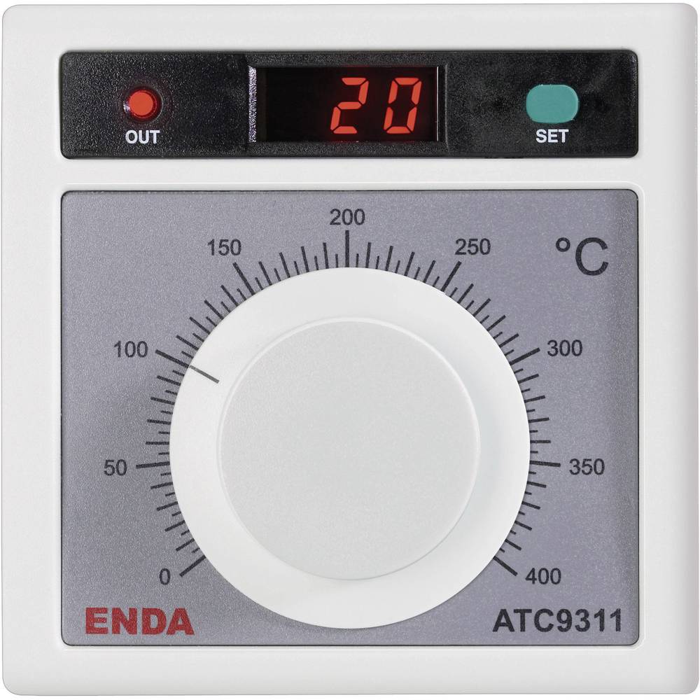 Enda ATC9311-FE-400-230-SSR Temperatuurregelaar J 0 tot +400 °C SSR (l x b x h) 50 x 96 x 96 mm